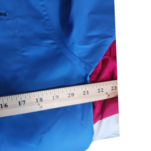 Devon & Jones imagineering Mens Button-Up Shirt Teflon-Protected Blue Medium - Picture 9 of 14